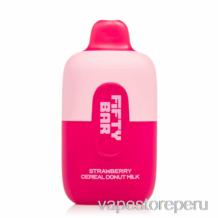 Vape Desechable Cincuenta Bar 6500 Desechable Fresa Cereal Donut Leche